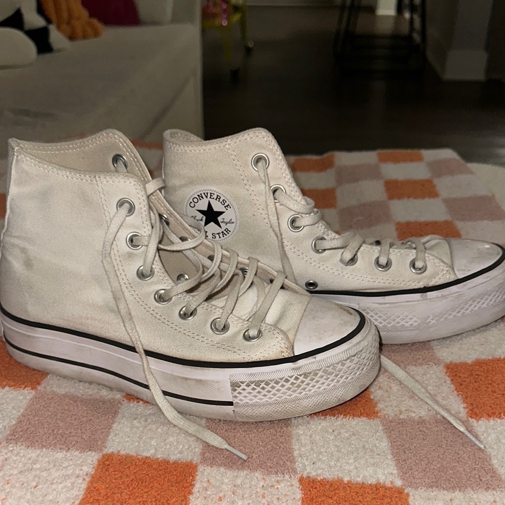 Converse High-Top Sneakers in White